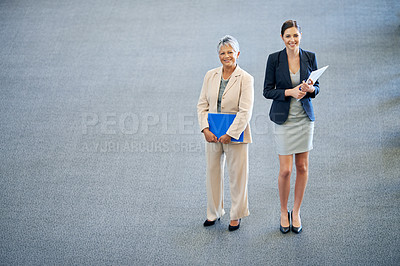 Buy stock photo Business people, paperwork and lawyers portrait in office, planning and collaboration for documents. Colleagues, workplace and manager in firm for problem solving, solution and teamwork for research