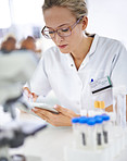 Recording her data for further analysis