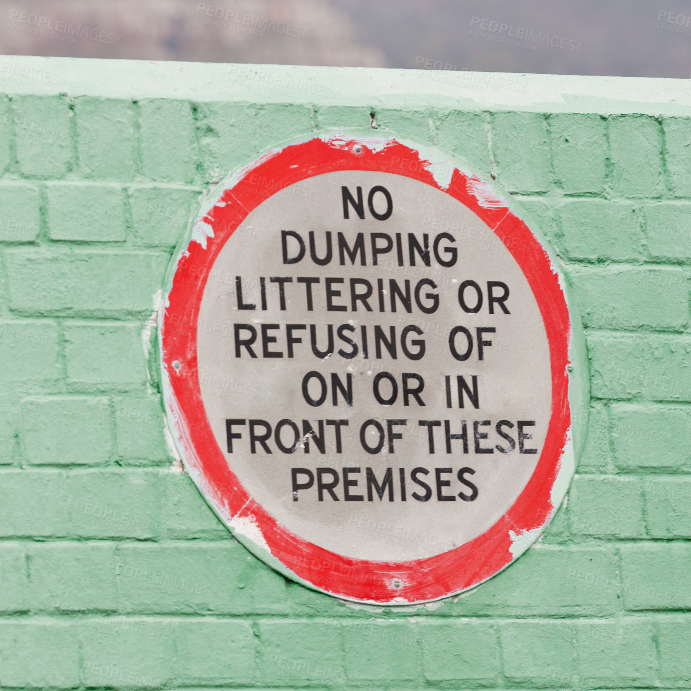 Buy stock photo Shot of a humorous sign