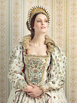 Buy stock photo A gorgeous Victorian queen