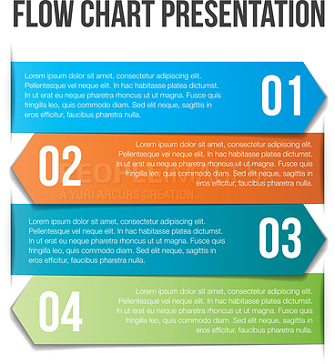 Buy stock photo Illustration of a step by step set of instructions with dummy text