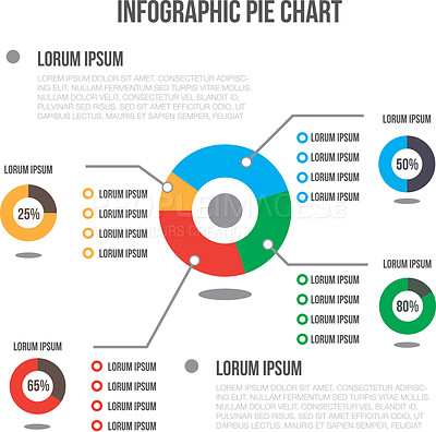 Buy stock photo Illustration of charts with dummy text