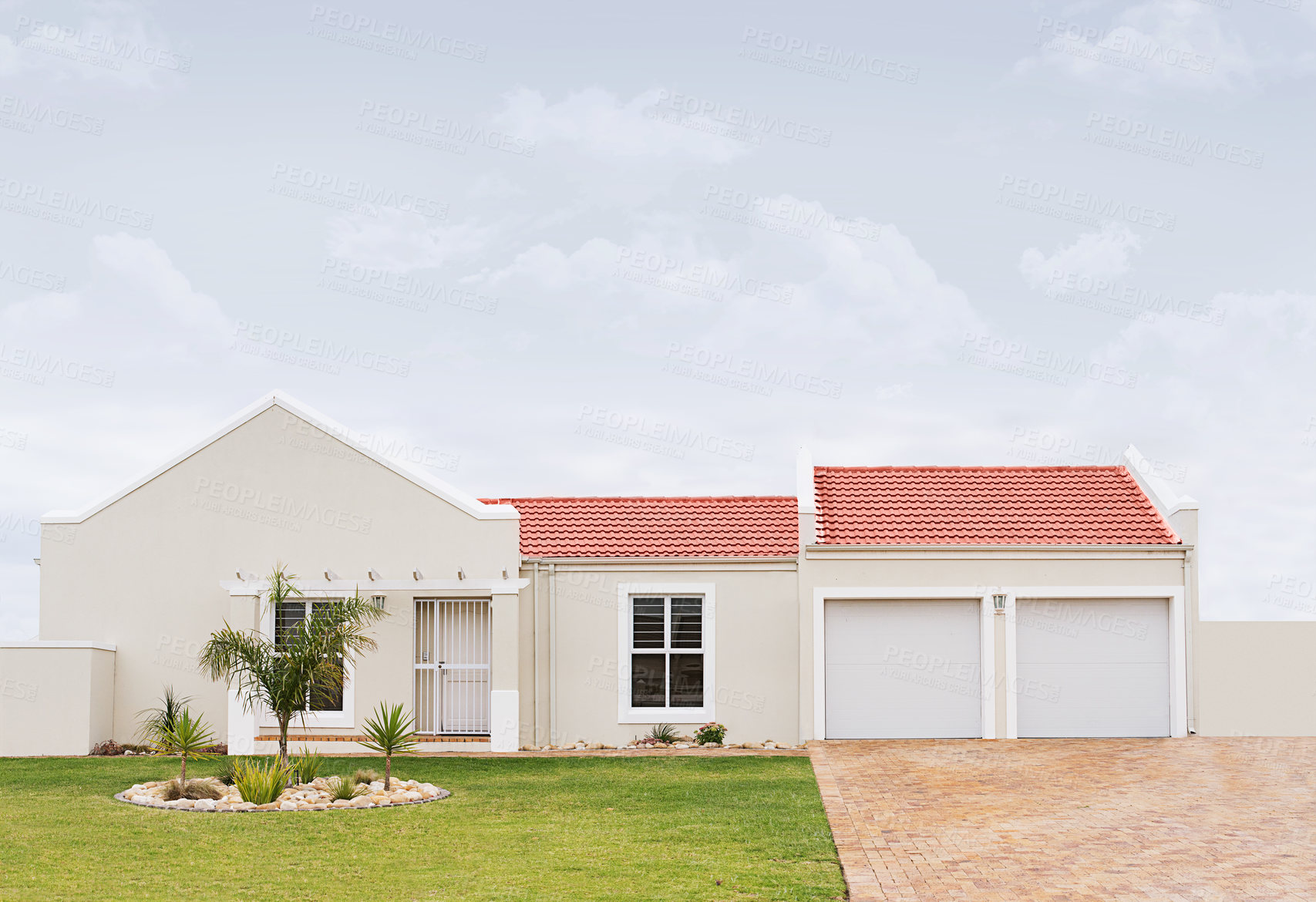 Buy stock photo Shot of a residential area