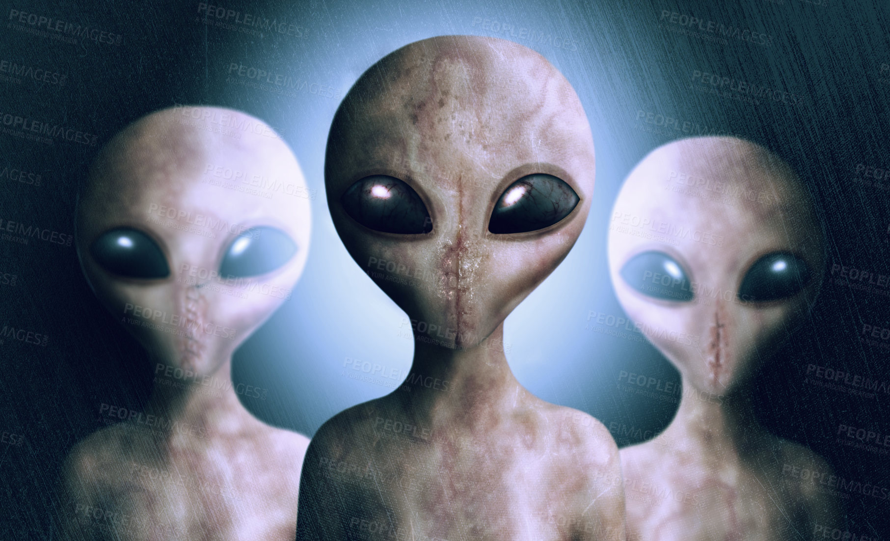 Buy stock photo Conceptual shot of an extraterrestrial