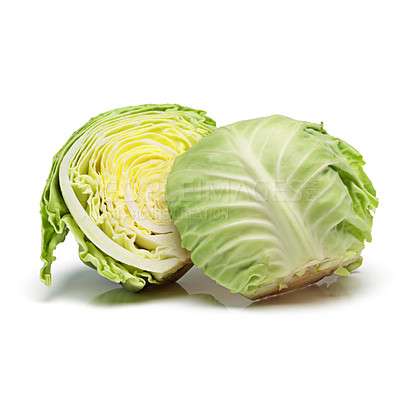 Buy stock photo Shot of a fresh cabbage