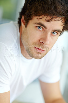 Buy stock photo A portrait of a handsome young man 