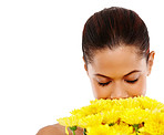 Smelling the flowers