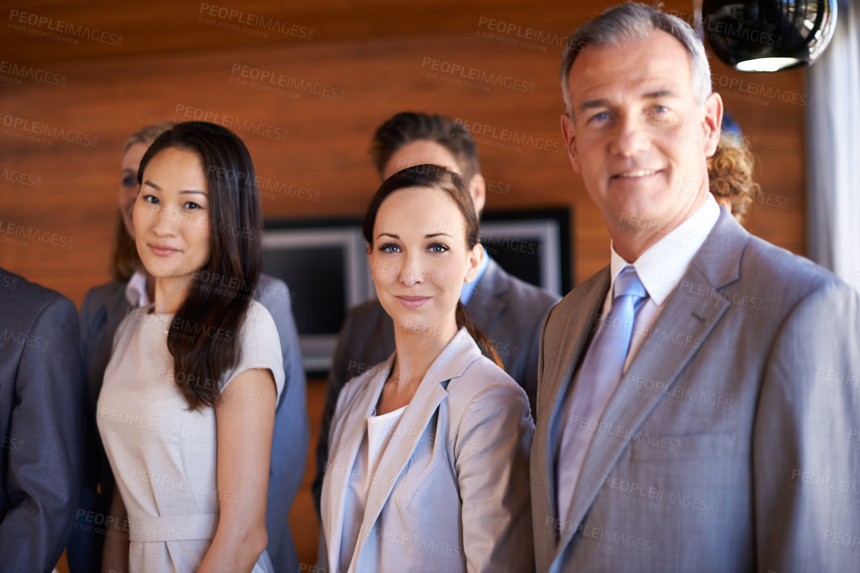 Buy stock photo Portrait of a team of business professionals
