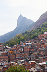 Rio residents on the mountainside