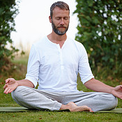 Letting go of all the tension in his body | Buy Stock Photo on ...