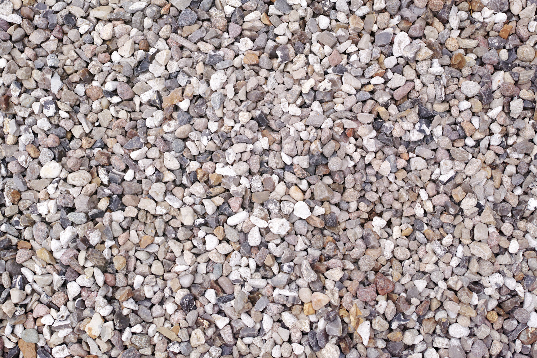 Buy stock photo Gray, texture art and background with pebbles for wallpaper, interior design and low tide on beach. Calm, nature and lakeside from above for decor with rocks, round stones and outdoor in summer