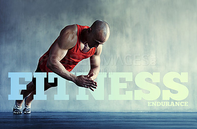 Buy stock photo A graphic illustration depicting fitness