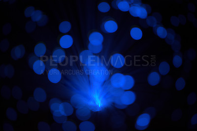 Buy stock photo Illustration of beams of light against a dark background