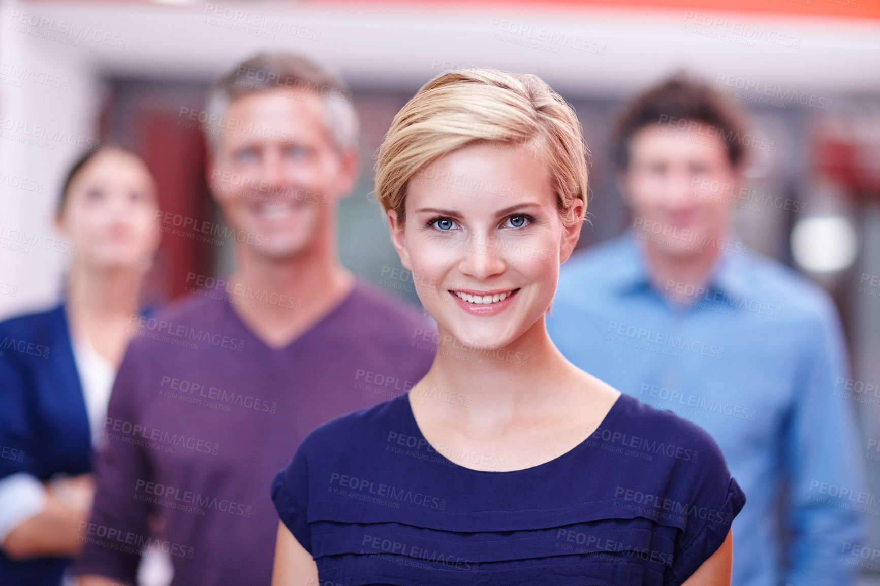 Buy stock photo Cropped portrait of a mature creative professional in the office