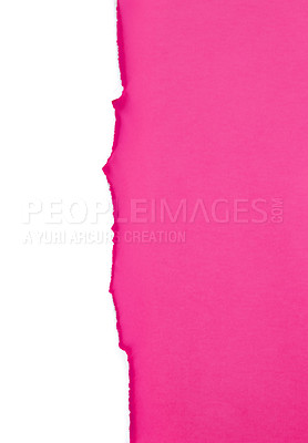 Buy stock photo Shot of colorful torn paper