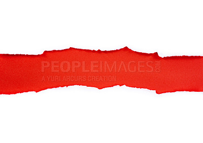 Buy stock photo Shot of colorful torn paper