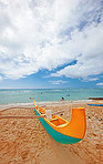 Just a boat on a beach