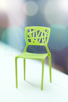 Buy stock photo Closeup shot of a small chair