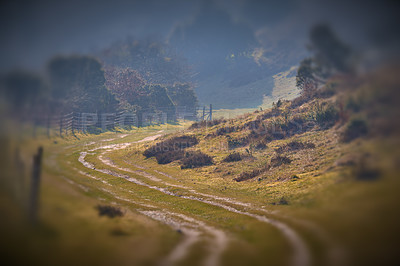 Buy stock photo A beautiful scenic road