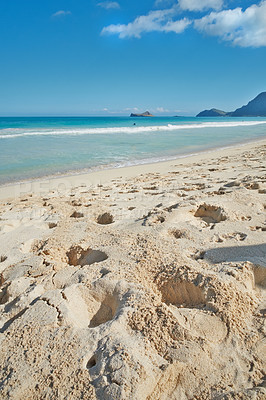 Buy stock photo Lanikai Beach is located in Lanikai, meaning 