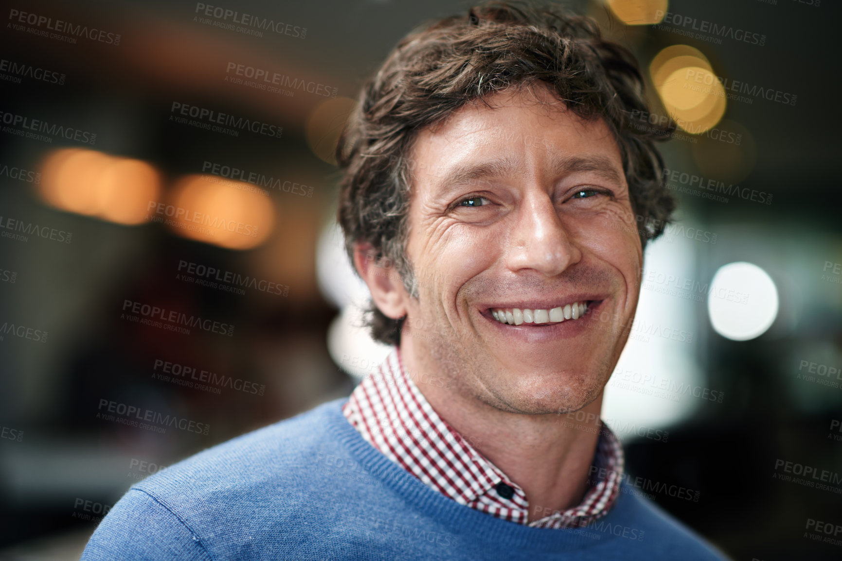 Buy stock photo Shot of a businessman at work in an office