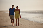 Romantic walks on the beach