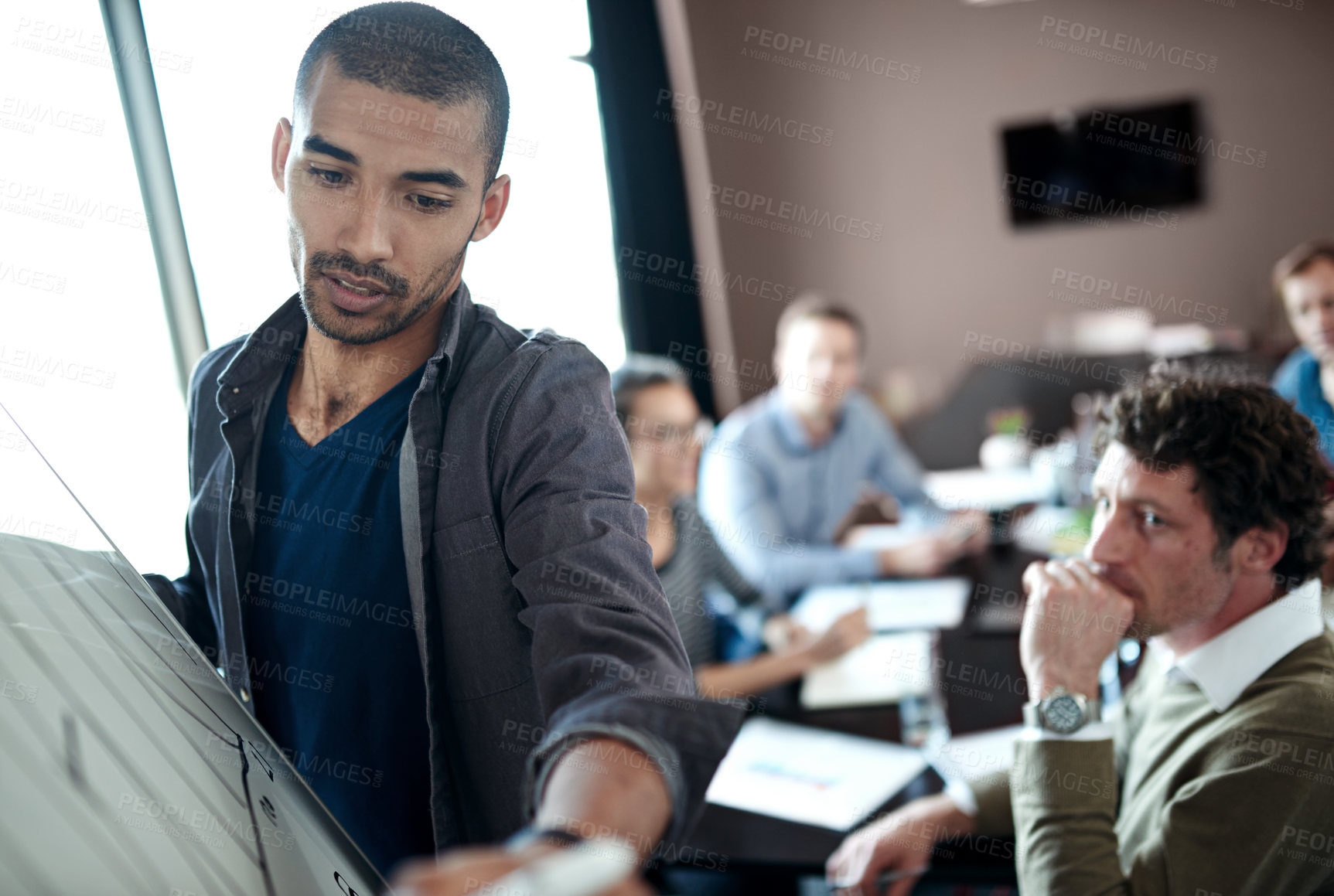 Buy stock photo Real life businesspeople shot on location. Since these locations are the real thing, and not shot in an 