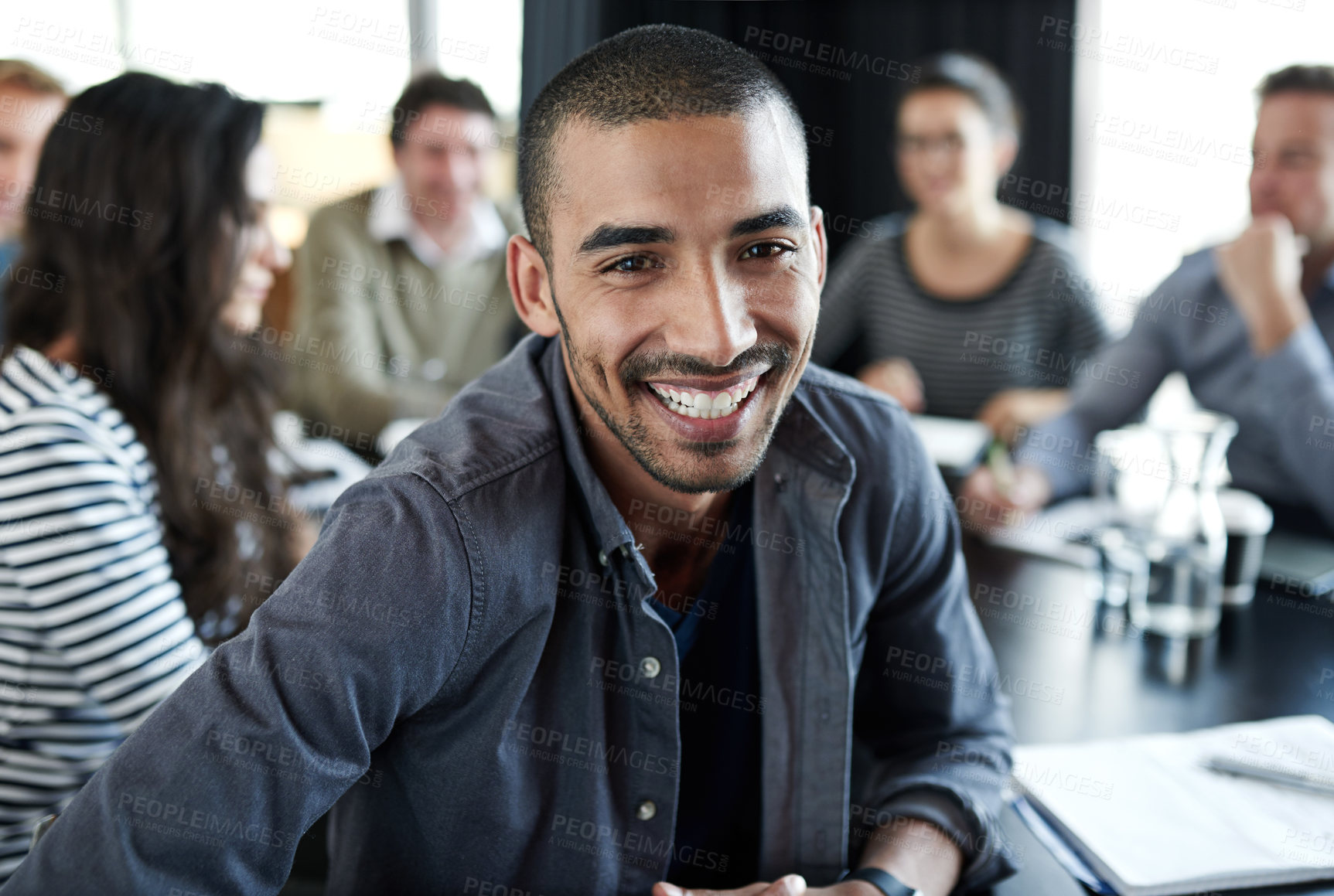 Buy stock photo Real life businesspeople shot on location. Since these locations are the real thing, and not shot in an 