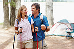 Couple ready for trekking