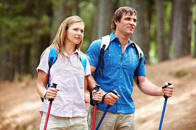 Hiking couple