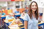 She loves her class