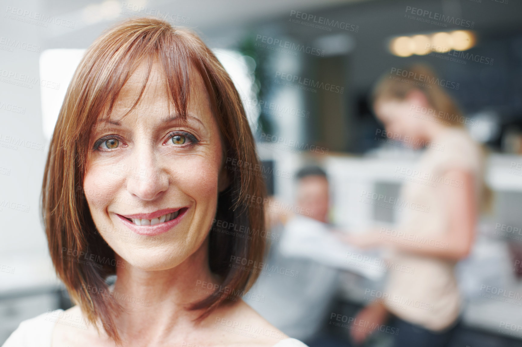 Buy stock photo Cropped shot of a working business office