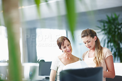 Buy stock photo Cropped shot of a working business office