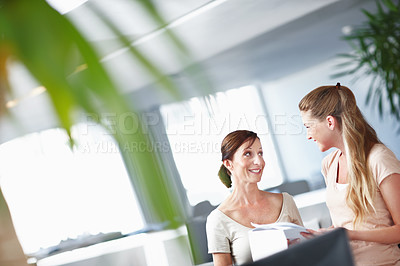 Buy stock photo Cropped shot of a working business office