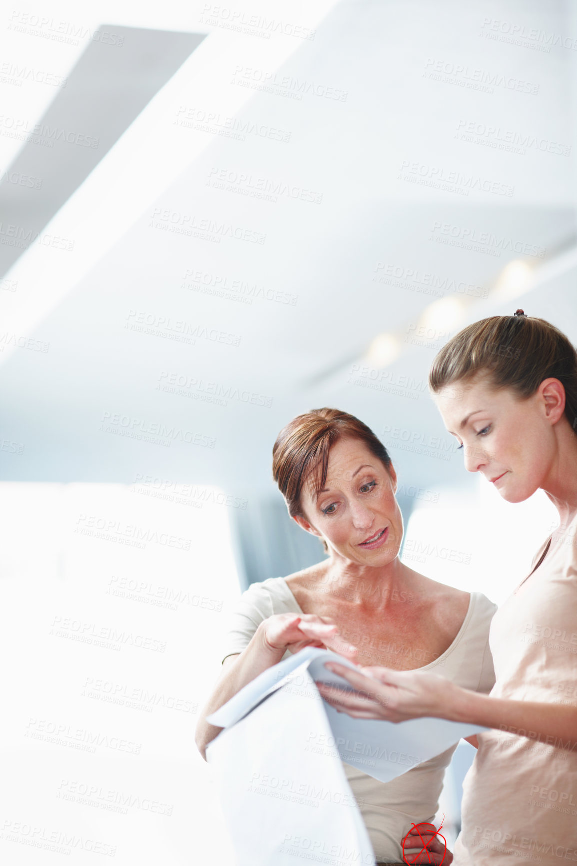 Buy stock photo Cropped shot of a working business office