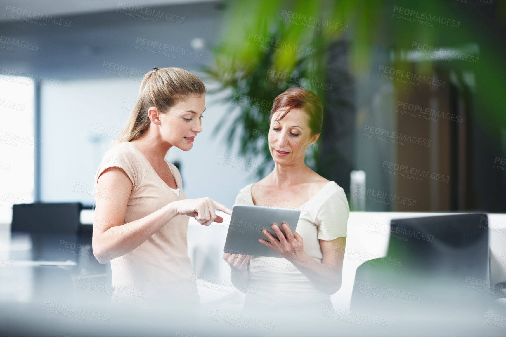 Buy stock photo Cropped shot of a working business office