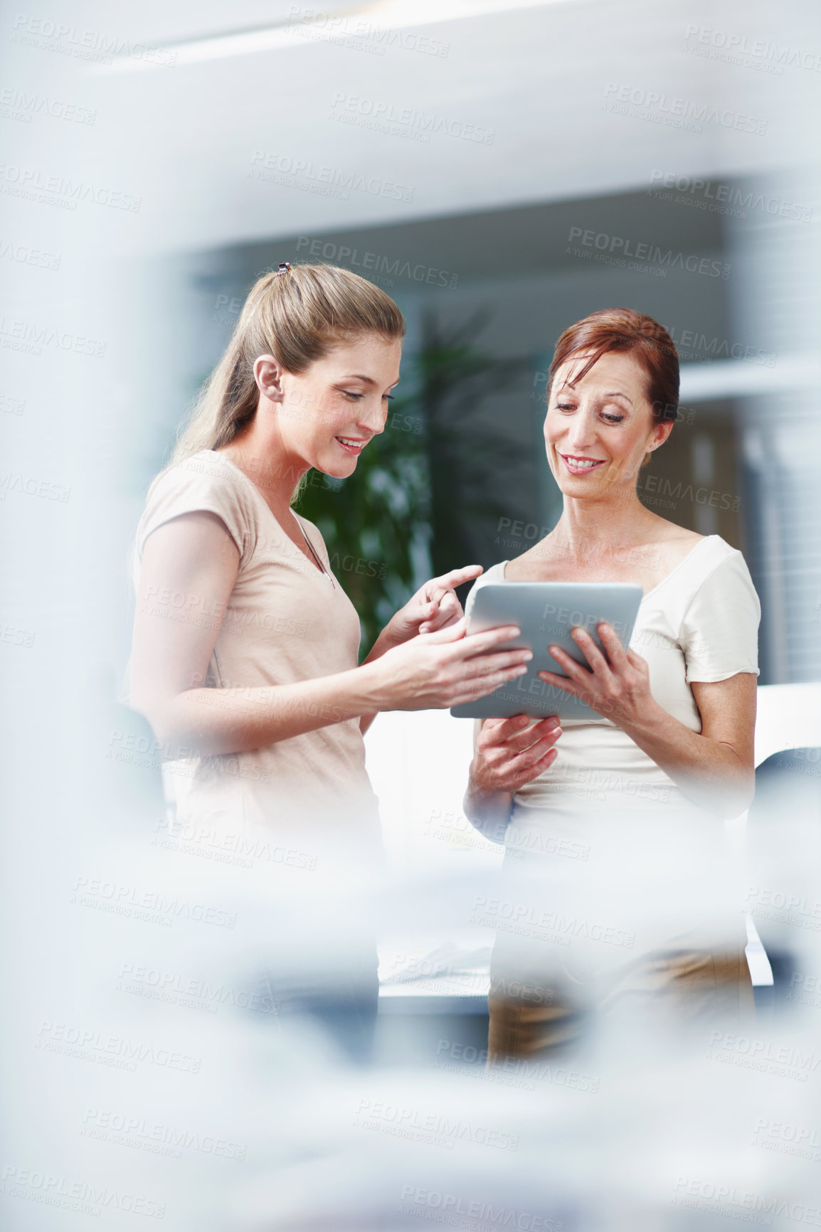 Buy stock photo Cropped shot of a working business office