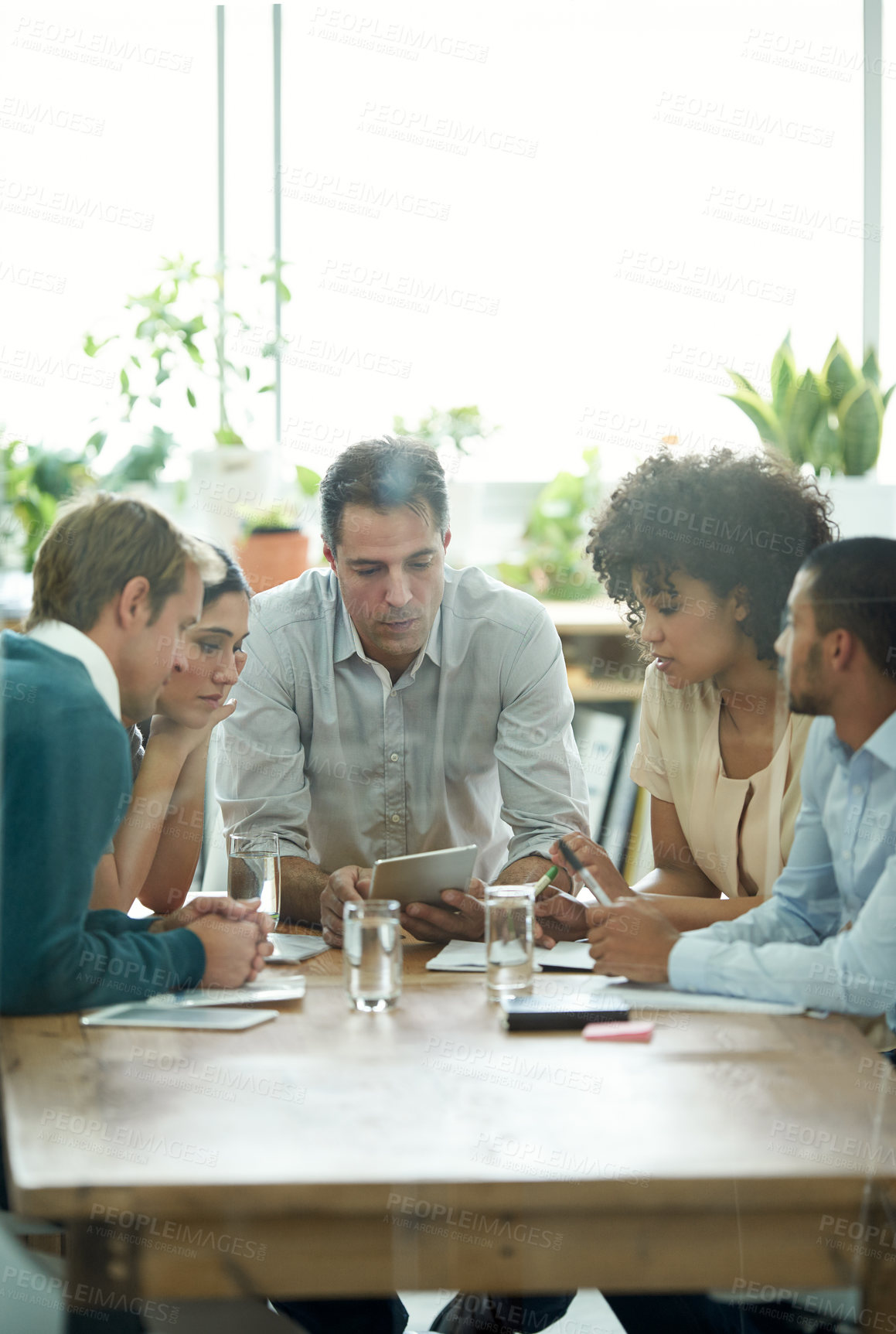 Buy stock photo Real life businesspeople shot on location. Since these locations are the real thing, and not shot in an 