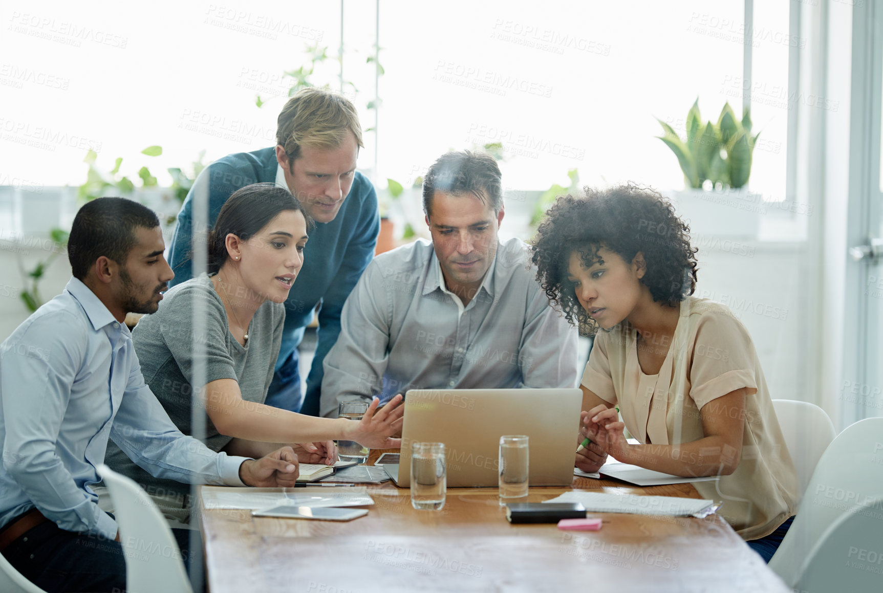 Buy stock photo Real life businesspeople shot on location. Since these locations are the real thing, and not shot in an 