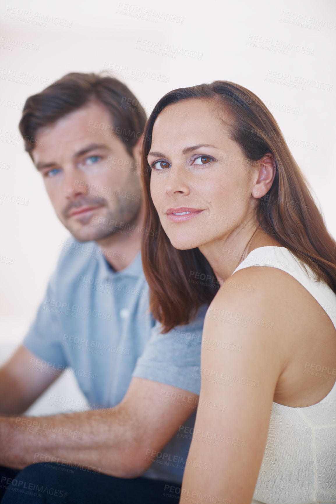 Buy stock photo Portrait of a devoted married couple