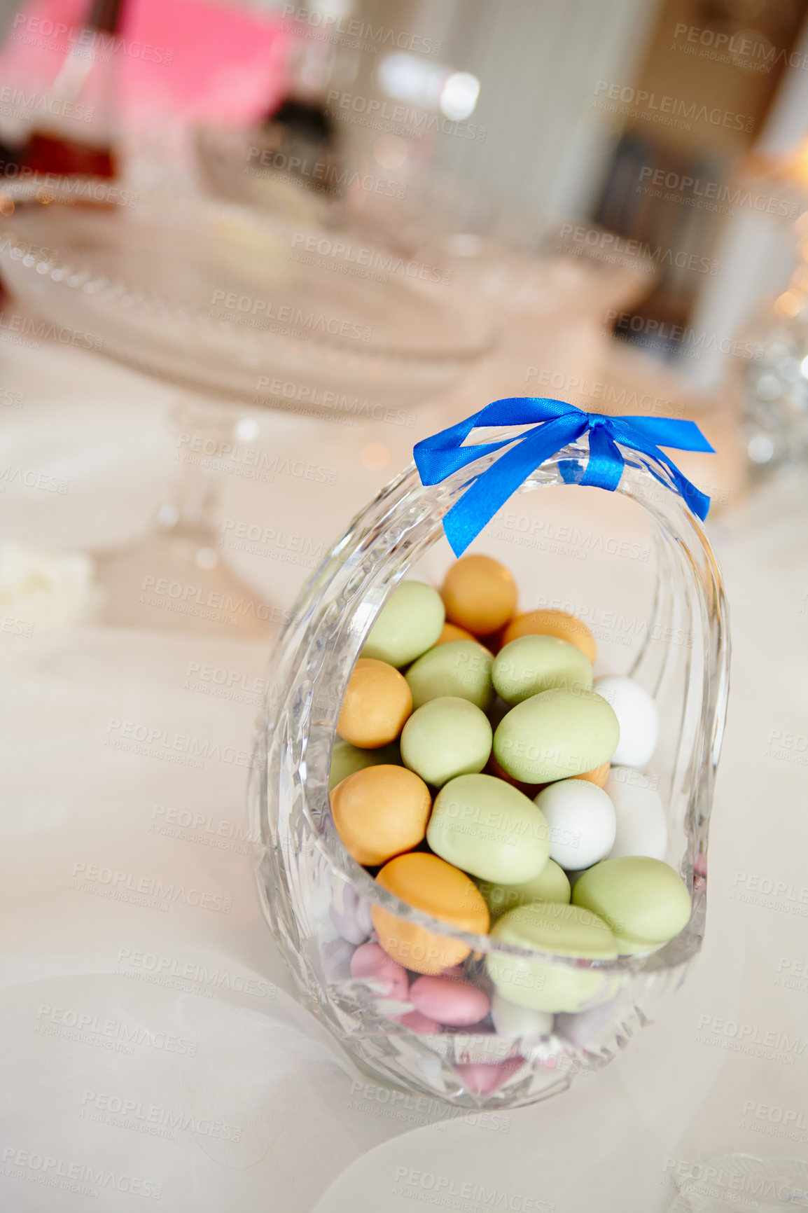 Buy stock photo Shot of sweets on a table at a wedding reception