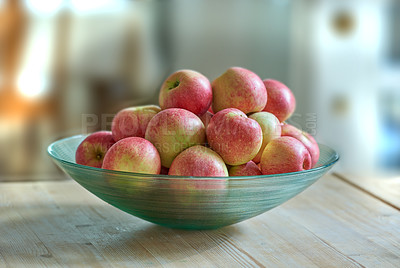 Buy stock photo Fresh apples - an apple a day keeps the doctor away