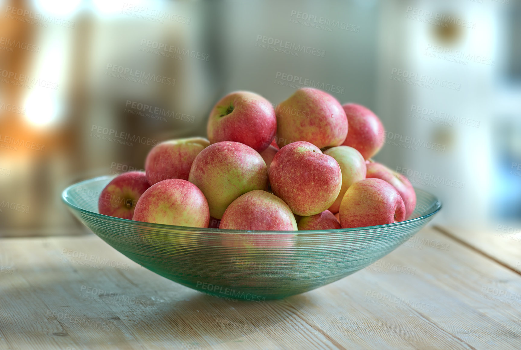 Buy stock photo Fresh apples - an apple a day keeps the doctor away