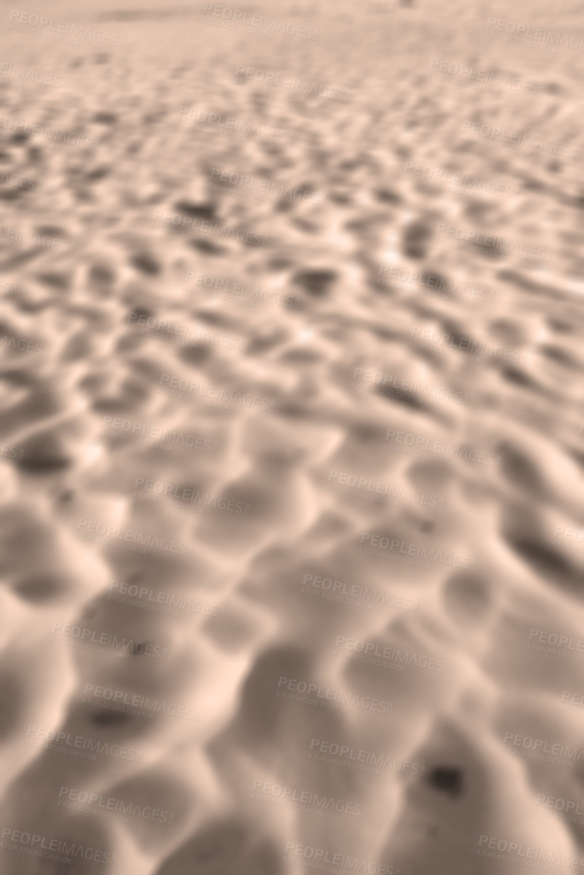 Buy stock photo Sand, beach or texture for wallpaper with blur, nature or ripple from wind. Desert, background or grain on tropical island with ecosystem, environment closeup or clean for pollution awareness mockup