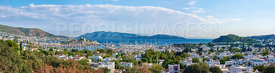 Buy stock photo Shots of the city of Bodrum, Turkey