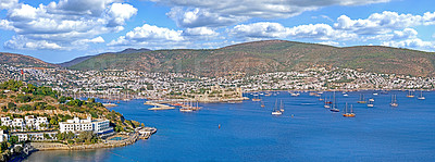 Buy stock photo Shots of the city of Bodrum, Turkey