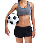 Football keeps her fit