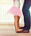 Dancing with her daddy