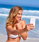 To you - beach selfie