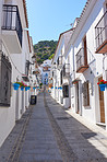 Mijas - old city of Andalusia , Spain